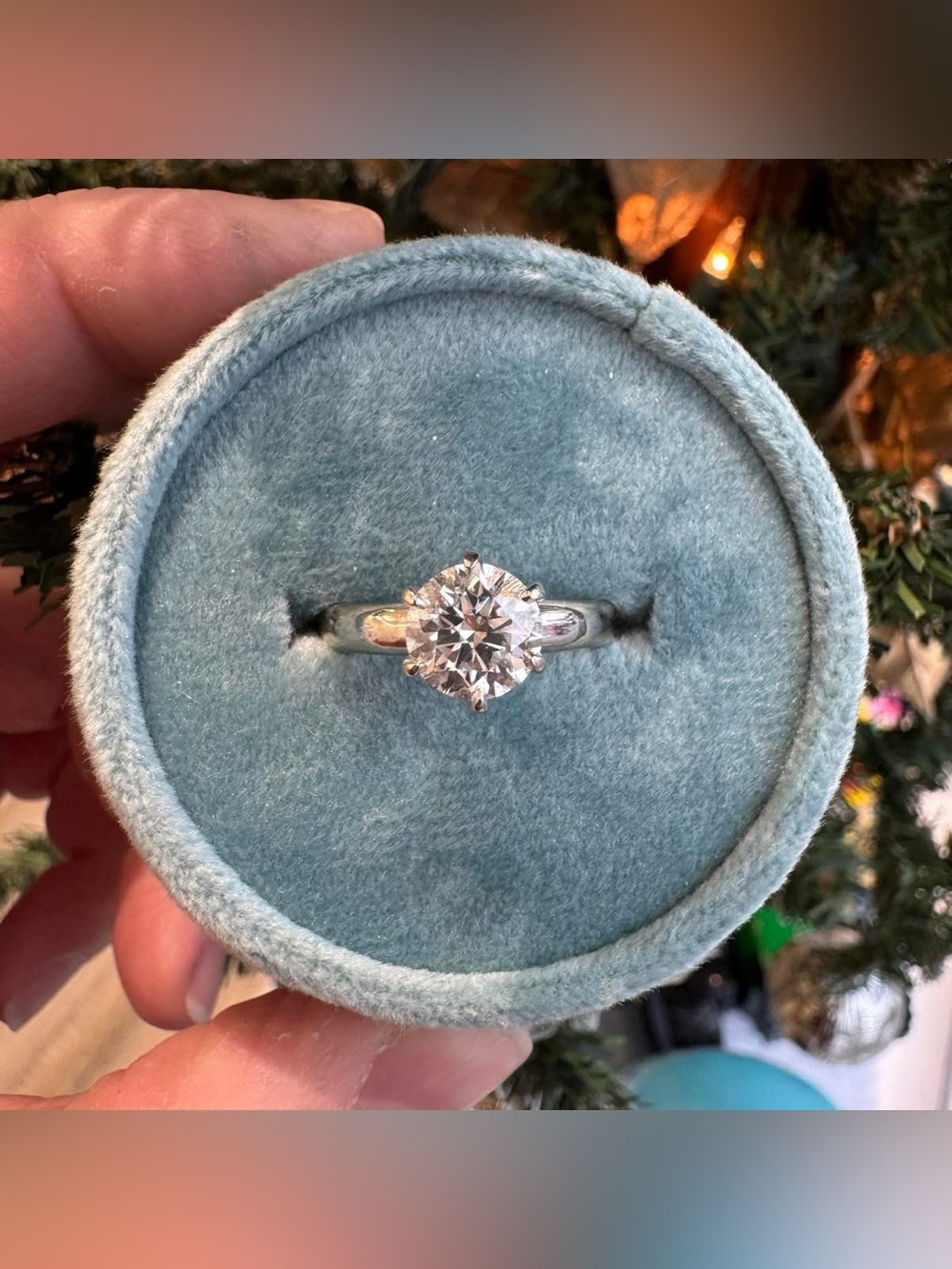 1.55ct lab diamond engagement ring